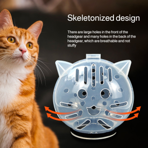 Headgear Spherical Elizabeth Space Cat AntiLicking Collar Head Cover