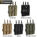 IDOGEAR Tactical SMG Triple Magazine Pouch Kriss Mag Holder Carrier Military Tarining Camoufalge MOLLE Waist Bag For SMG Kriss MP7 MP5 Vector Mag Pouch Holder 3576. 