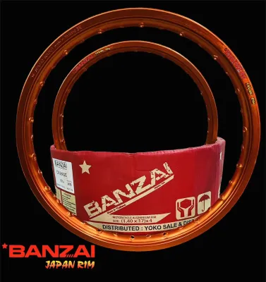 Niềng Nhôm BANZAI 1 Màu 1.4-1.6 17 inch THAILAND Đủ Màu siêu cứng siêu bền