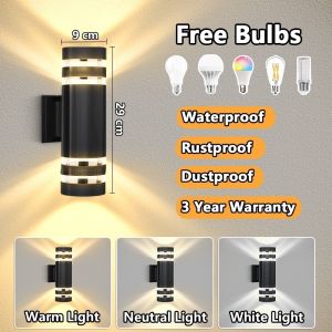 LED Wall Light Outdoor waterproofing E27 Lamp Bulb Indoor Household Garden decorateFast shipping