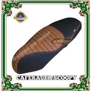 kulit jok caferacer scoopy premium bahan tebal zeus