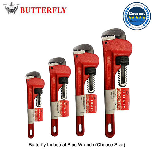 Butterfly Industrial Pipe Wrench Size 8