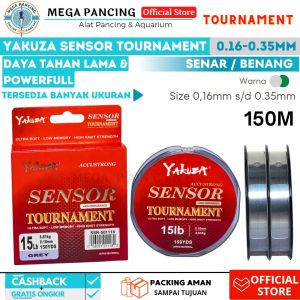 Yakuza Sensor Tournament Joran Pancing Japan Material 150 YDS 0.160.180.200.220.230.250.260.280.300.330.35 Senar Pancing Kecil Super Kuat Anti Kriting Dan Putus Harian Dan Galatama Japan Material