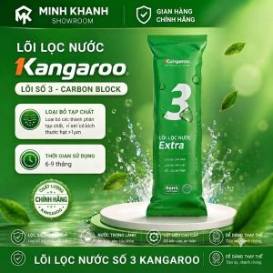 Combo 3 Lõi Lọc Nước Kangaroo Chính Hãng Số 1-2-3 Extra | Bộ Lõi Lọc Thô Thay Thế Máy Lọc Nước RO | Minh Khanh Showroom. Thay lõi lọc định kỳ là bảo vệ sức khỏe gia đình