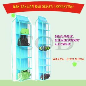 Set 2in1 polos / rak Gantung full ritsleting