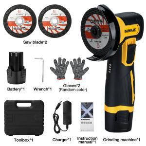 DEWALT 168V Angle Grinder Portable Electric Mini Cordless Angle Grinder Grinding Tool