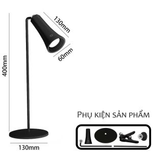Đèn LED đa năng và tiện lợi với đèn đổi màu ba màu Sạc pin lithium để học tập và đọc sách Đèn bàn văn phòng