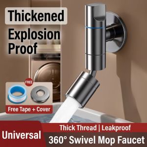 720° Swivel Tap Extender Universal Brass Splash-proof Aerator 2 Water Modes for Bathroom Sink