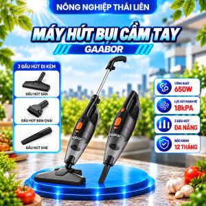 Máy Hút Bụi Cầm Tay Gaabor CW-18M01A Công suất 650W Lực hút 18kPA 3 đầu hút bảo hành 12 tháng