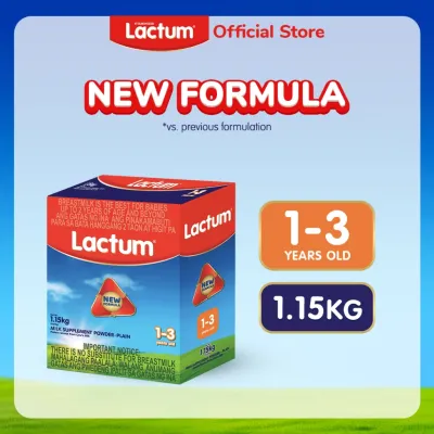 Lactum for 1-3 Years Old Plain Milk Supplement Powder for Children 1.15kg