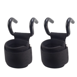 Powerlifting Wrist Wrap Pull Up Exercise Fitness Hook Strap Weight Lifting Hook Strap Padded Wrist Wrap Support Grip