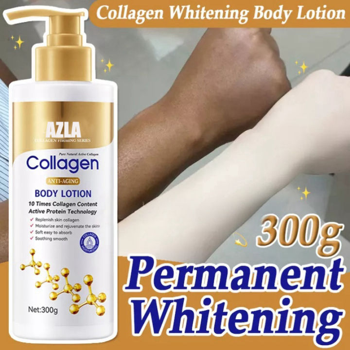 AZLA Collagen Whitening Body Lotion 300ML Whitening Dry Skin Deep ...