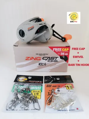 SEAHAWK ZING CAST WITH CAP 103HSL BC FISHING REEL
