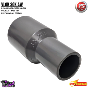 Reducer AW 1 1/2"x1" PRALON / Vlok Sok AW 1 1/2x1 inch / Sambungan Pipa PVC 1 1/2" Ke 1" AW Tebal Tahan Lama Original Pralon
