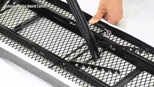 Folding ironing board iron board adjustable storage clothes hanger hook horizontal clothes hook
