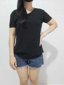 Kaos Vneck Oversize / Kaos wanita jumbo / JESETA FASHION