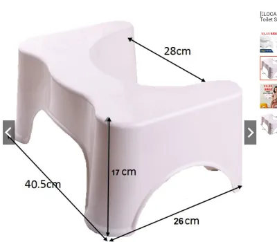 Buy 2 Get 1 Free Good Quality Squatty Potty Toilet Stool / RELIEFS CONSTIPATION
