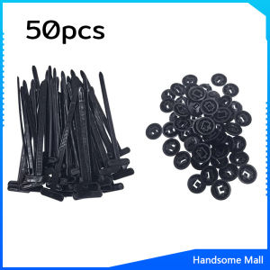 H.S. สายรัดเคเบิลไนลอนแบบสากล Universal Cable Tie Buckle ล็อคตัวเอง 20/50/100pcs Nylon Cable Tie