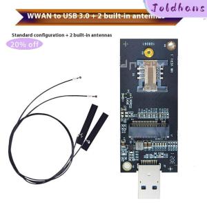 Joldhans 1 Set DW5821E M2-NGFF DW5811e DW5816E EM7455 L860-GL USB3.0 Expansion Card For 3G 4G 5G LTE Module M2 USB Adapter