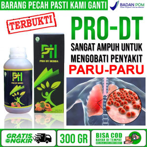 Obat Paru Paru Basah Kering Sesak Nafas Batuk Bronkitis Asma Ispa Tbc Infeksi Paru Paling Ampuh Atasi Dengan PRO DT HERBA 300ML