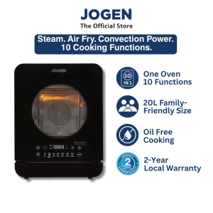 JOGEN SO 5212 Steam Oven 20 Litre 10 Cooking Functions For Steam Airfry Convection Bake