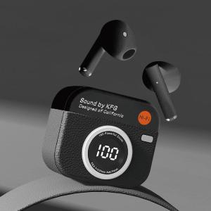 หูฟังบลูทู ธ TWS จริง ในหู หูฟังลดเสียงรบกวน ENC พร้อมหน้าจอ LED แบบควบคุมสัมผัส หูฟังบลูทู ธ