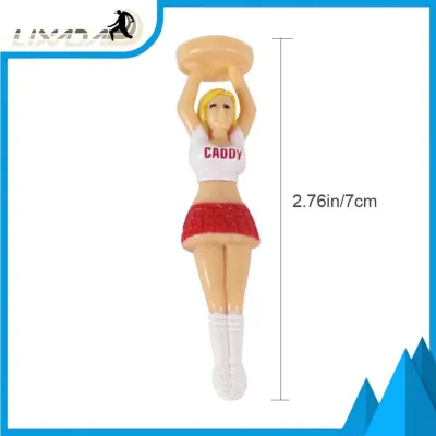 LIXADA 10 Pcs Golf Tees Plastic Sexy Bikini Lady Golf Tees Ball Nails Home Women Tees for Training Accessories