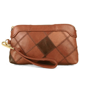 Cobbler Legend clutch bag with wrist strap can be used as wallet and coin purse leather womens bag