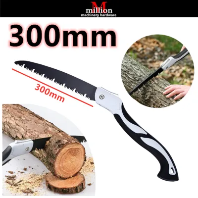 180-300mm Gardening Garden Pruning Saw Folding Fruit Tree Gergaji Pokok Pruning Horticulture Tool For Garden Pruning Modeling Outdoor Camping