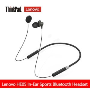 Lenovo HE05 Earphone Bluetooth5.0 Wireless Headset Magnetic Neckband Earphones IPX5 Waterproof Sport Earbud with Noise Cancelling Mic