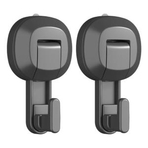 Suction Cup Hooks Waterproof Vacuum Hanger for Kitchen Bathroom Shower Easy Install Wall Mounted Vacuum Clothes Hanger