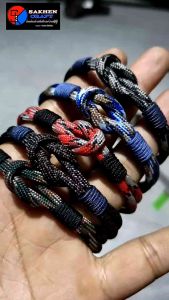 gelang simpul paracord casual and outdoor pengait carabiner