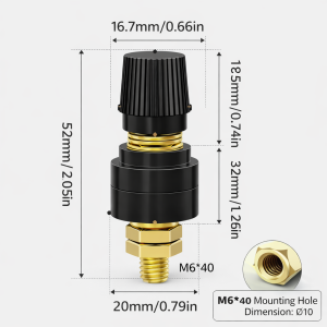 Battery Terminal 5/16" M8 8mm Battery Terminal M6 6MM 1/4" Stud Remote Battery Binding Post