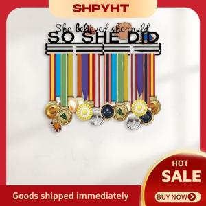 SHPYHT✨ Football Match Running Medal Sports Display Holder RUN MALE FEMALE RUNNER Marathon Race Hanger Rack Organizer
