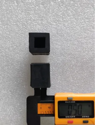 HEAVY DUTY Square and Rectangular Rubber Footings Tubular Goma Protector for Chair Table Foot Caps Protector