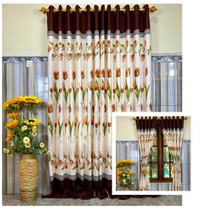 gorden tulip coklat smokering 12 uk. 135x220