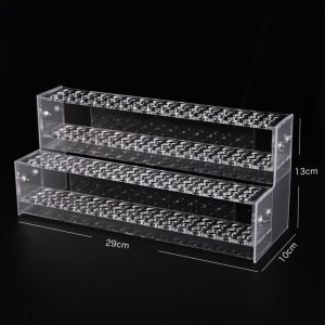FOUNDTWO Lớp 1/2/3/4 Hộp Đựng Bút đánh dấu Trong suốt Acrylic Kệ trưng bày văn phòng phẩm Sử dụng đa năng Bền Hộp đựng cọ trang điểm Cửa hàng văn phòng phẩm
