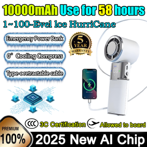 B.G.B 2025 New Mini Fan Cooler Portable Fan  Hand Fan Rechargeable Handheld Kipas Portable