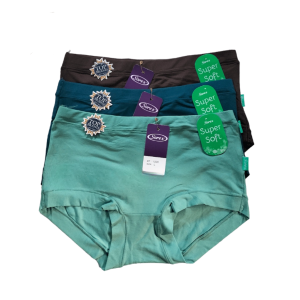 3 Pcs Celana Dalam Wanita Dewasa Bahan Lembut Polos Sorex 1238 Super Soft Size M L EL QL