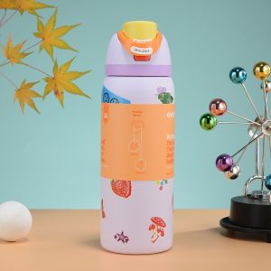 Owala Insulated Water Bottle 32oz Portable thermos Outdoor Sports Vaccum cup with Straw