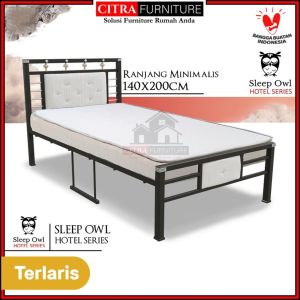 SHUMO ® Ranjang Besi Minimalis |Dipan Besi |Rangka Tempat Tidur Springbed 140