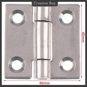 [Creative] 40*40*2mm Stainless Steel Hinge Industrial Equipment Cabinet Hinge