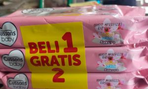 Tisu Basah Cussons Baby 1 Pack Isi 3