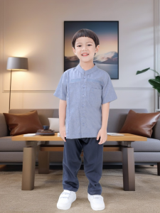 BAJU STELAN ANAK COWOK KEREN DAILY OUTFIT SEPLY KLIKO 141 ROBIA BLUE