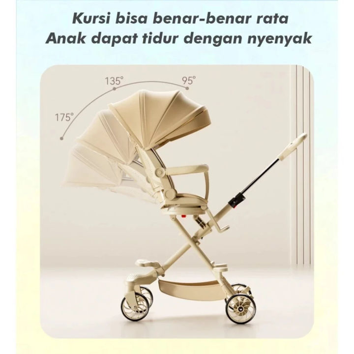 Mmflight%20Stroller%20Anak%20Stroller%20Bayi%20Lipat%20Travelling%20Kereta%20Dorong%20Bayi%202%20Arah%200-5%20Tahun%20-%20Image%208
