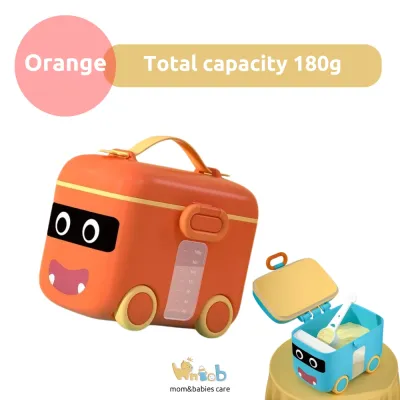 Hntob 180g Milk Powder Container Airtight Storage Bottle Milk Powder Box Dispenser Portable
