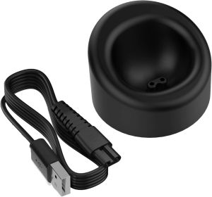 Replacement Charger for MANSCAPED Trimmer 2.0/3.0 with AC Adapter Charging Stand Base for MANSCAPED The Lawn Mower 3.0/2.0 /Whacker Electric Groin Hair Trimmer
