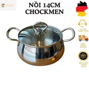 Nồi inox 14cm nồi inox 316 CHOCKMEN nồi nấu canh soup nồi inox nhỏ nồi inox bé nồi inox mini
