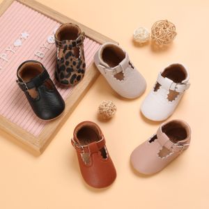 Baby toddler shoes spring soft bottom non-slip female baby shoes first birthday princess shoes foreign style casual leather shoes