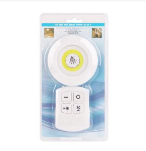【1/3PCS】Wireless Dimmable LED Under Cabinet Light Remote Control Battery Operated COB Lamp / Lampu Almari Lampu Remote